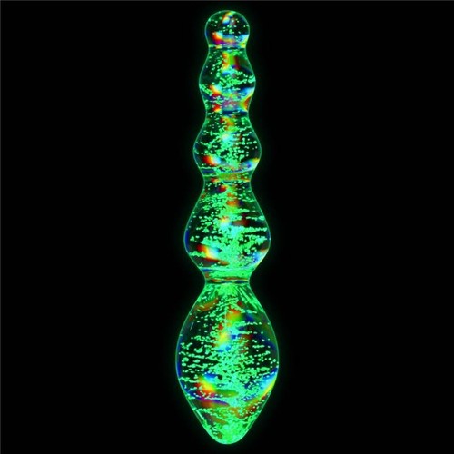 Dildo vetro luminoso anale - dildo,