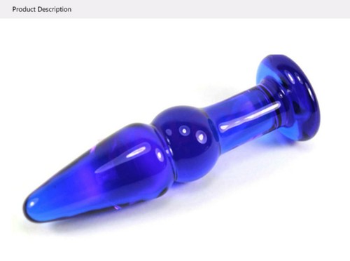 Dildo vetro glass plug - in,